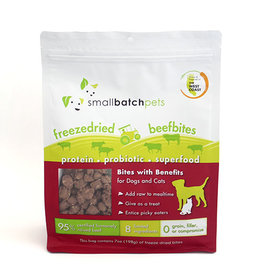 SmallBatch Pets SmallBatch Freeze Dried Beef Bites 7oz