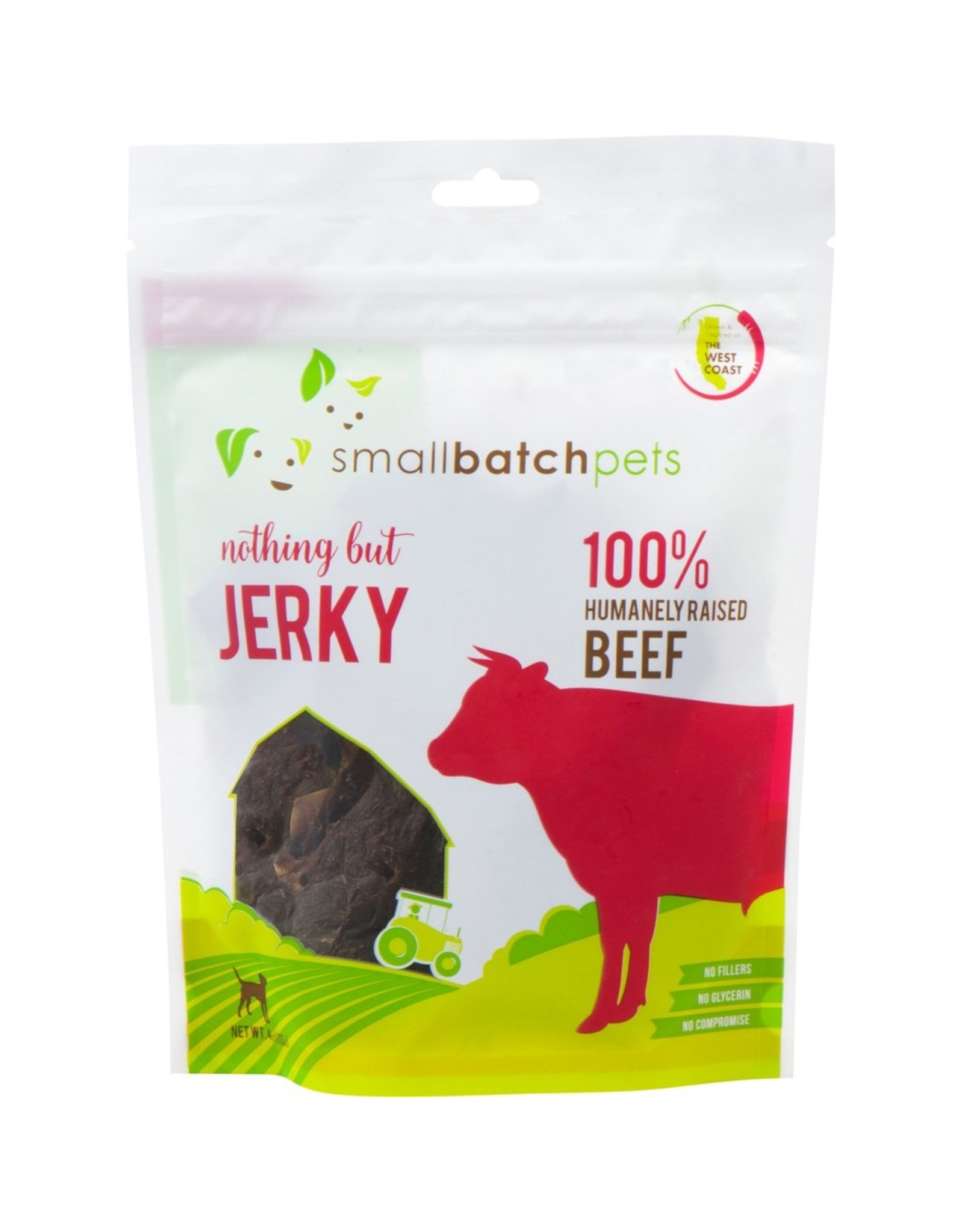 SmallBatch Pets Small Batch Pets Beef Jerky 4oz