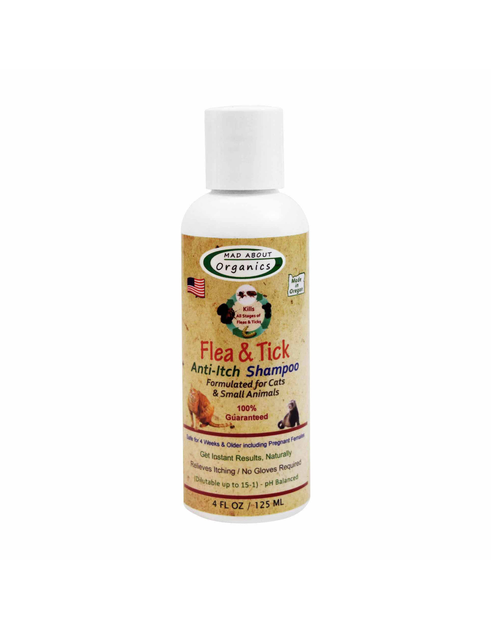 Mad About Organics Mad About Organics Flea and Tick Shampoo 4oz