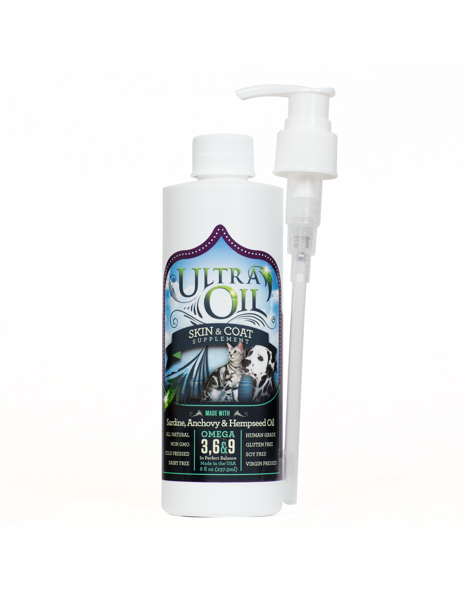 Ultra Oil For Pets Ultra Oil Skin and Coat Supplement