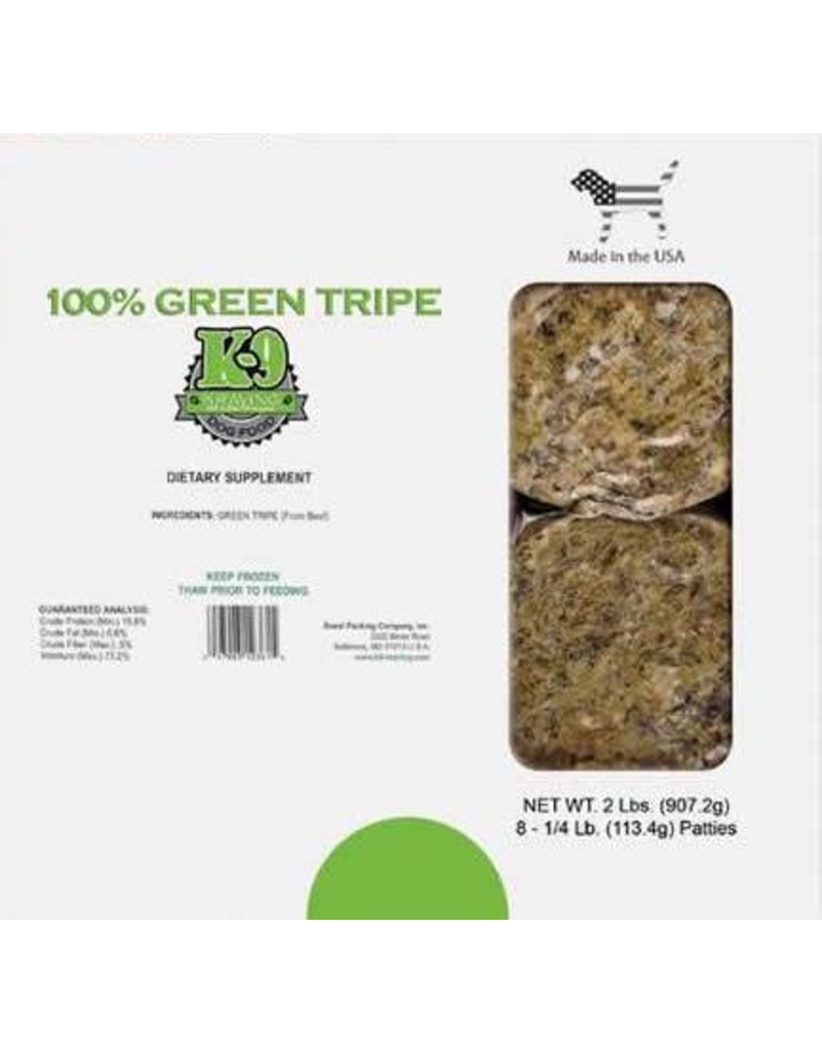 K9 Kraving K9 Kraving Green Beef Tripe