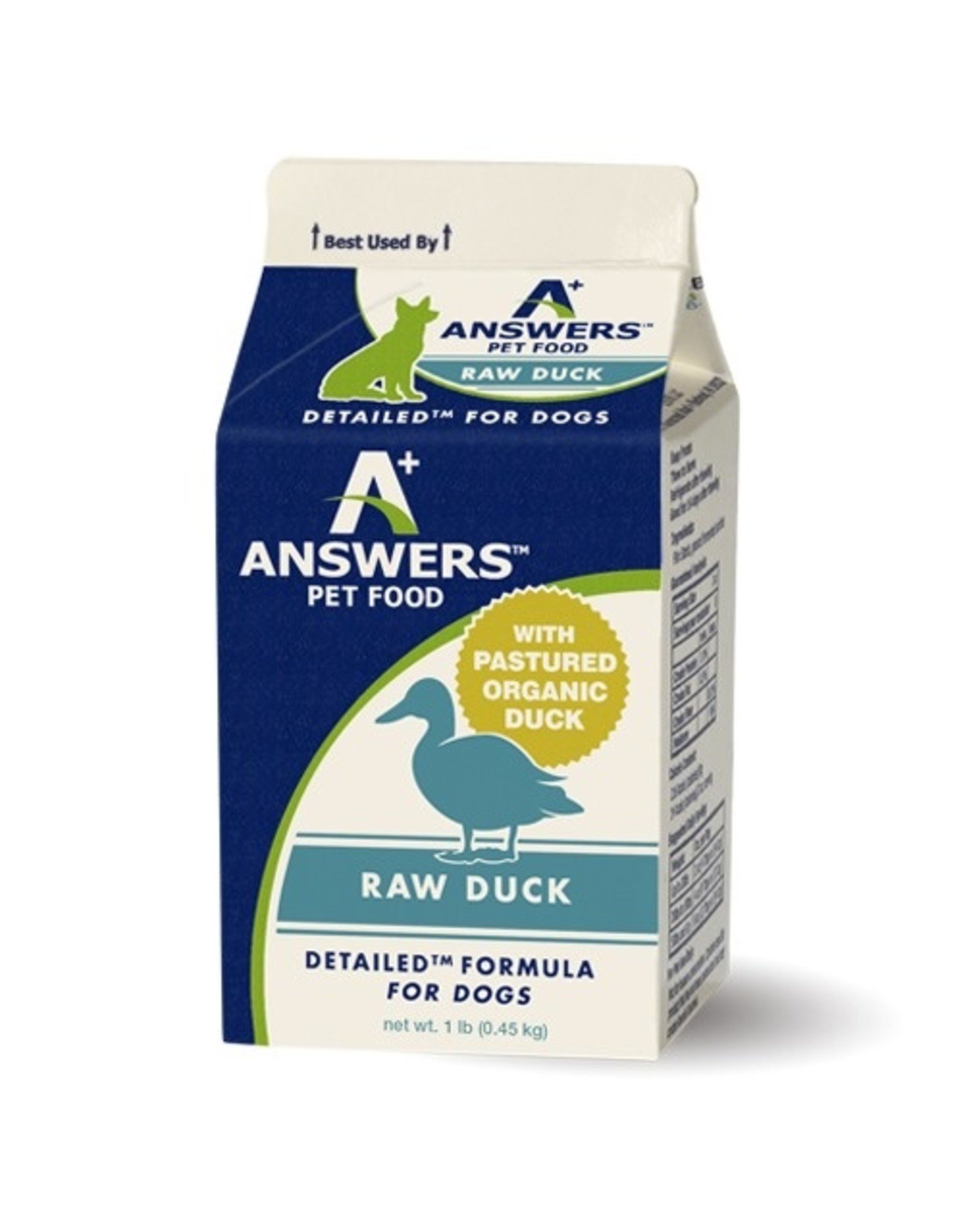 Answers Pet Food Answers Pet Food Dog Detailed Duck