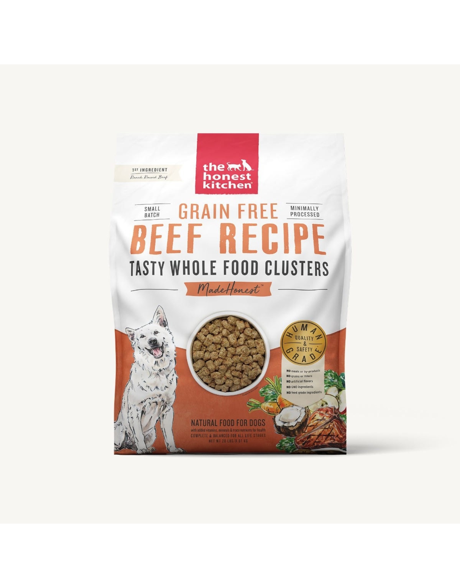 The Honest Kitchen The Honest Kitchen Dog Clusters Grain Free Beef Recipe