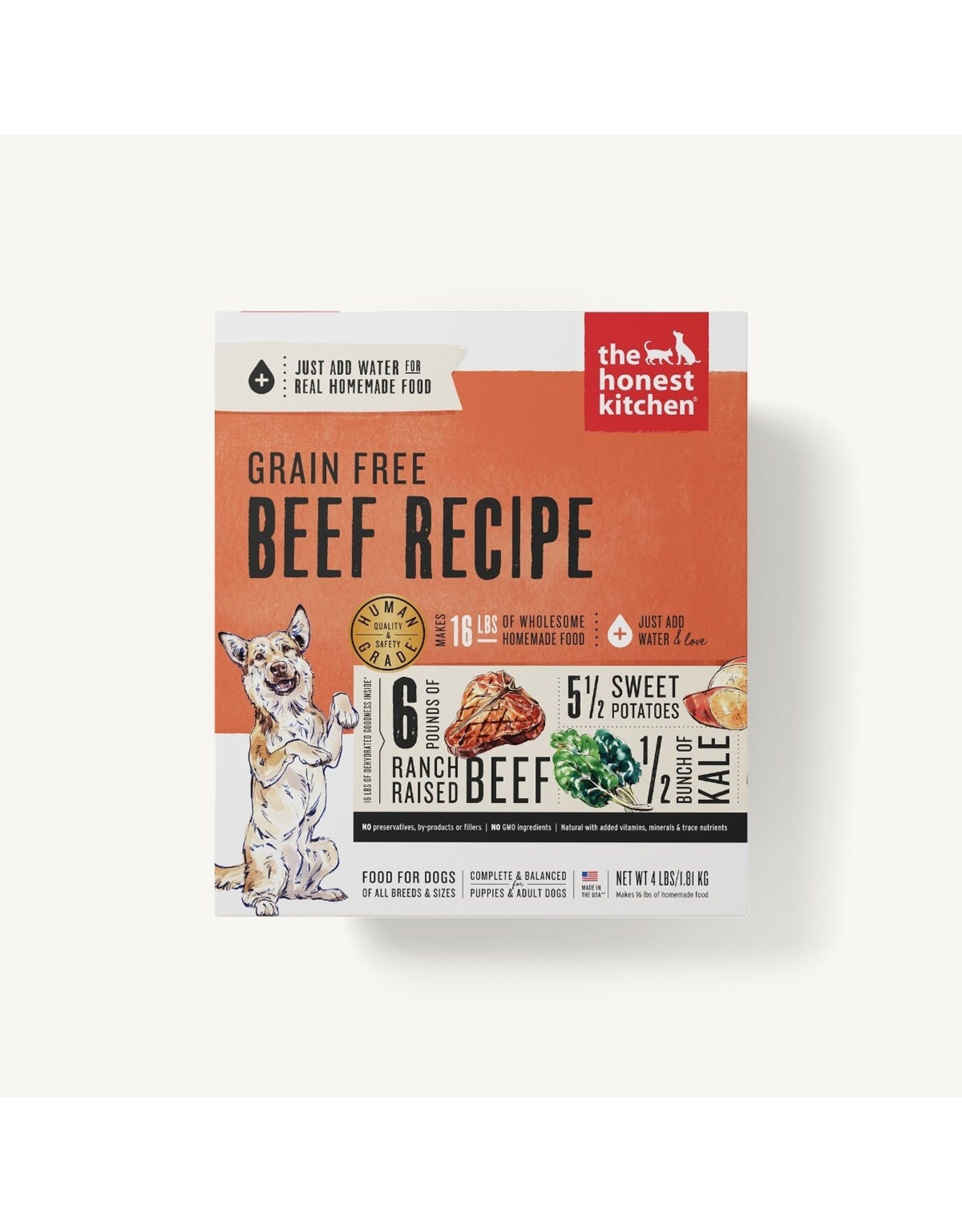 The Honest Kitchen The Honest Kitchen Dog Grain Free Beef Recipe