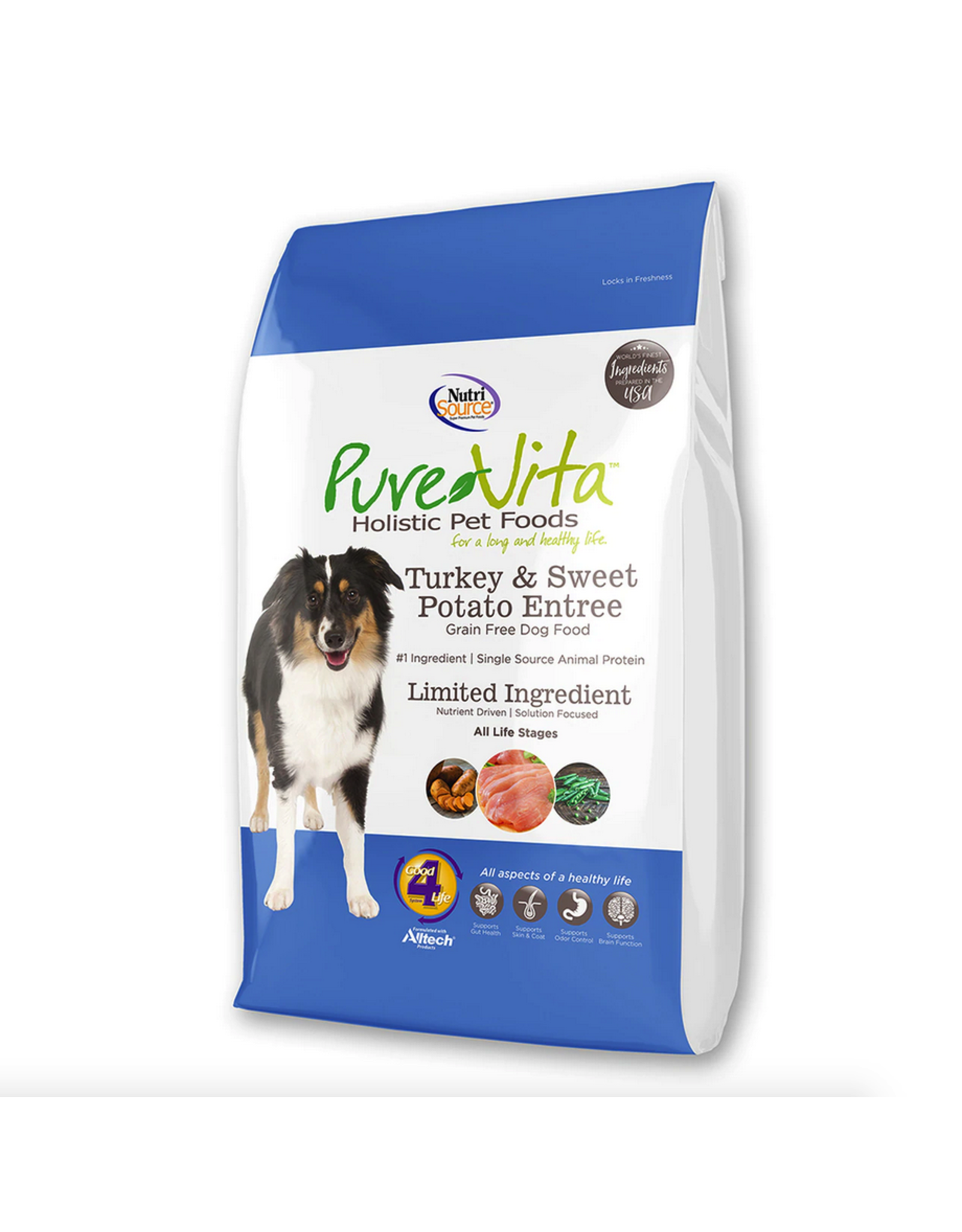 Pure Vita Pure Vita Dog Turkey and Sweet Potato Entree