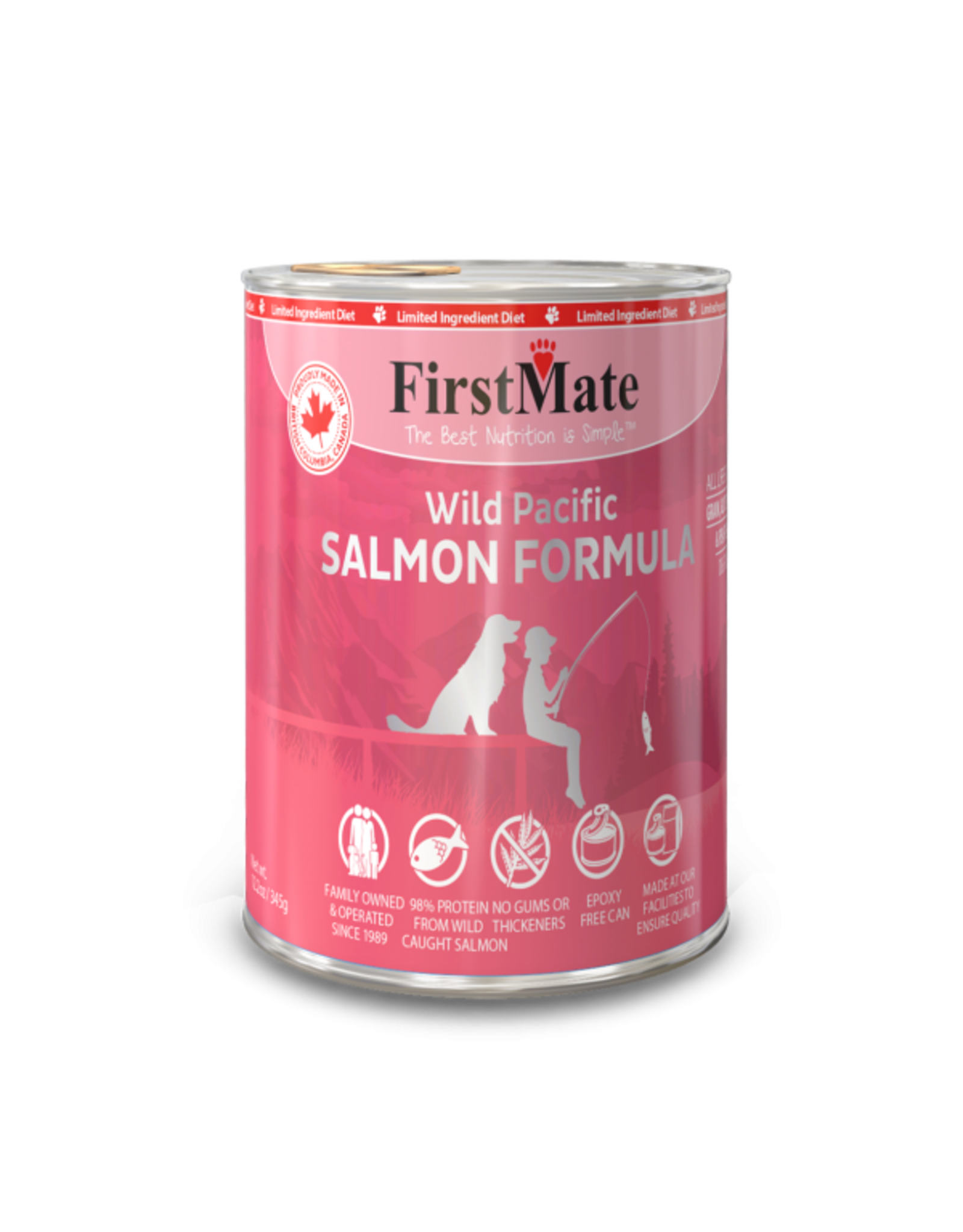 First Mate First Mate Dog LID Salmon 12.2oz