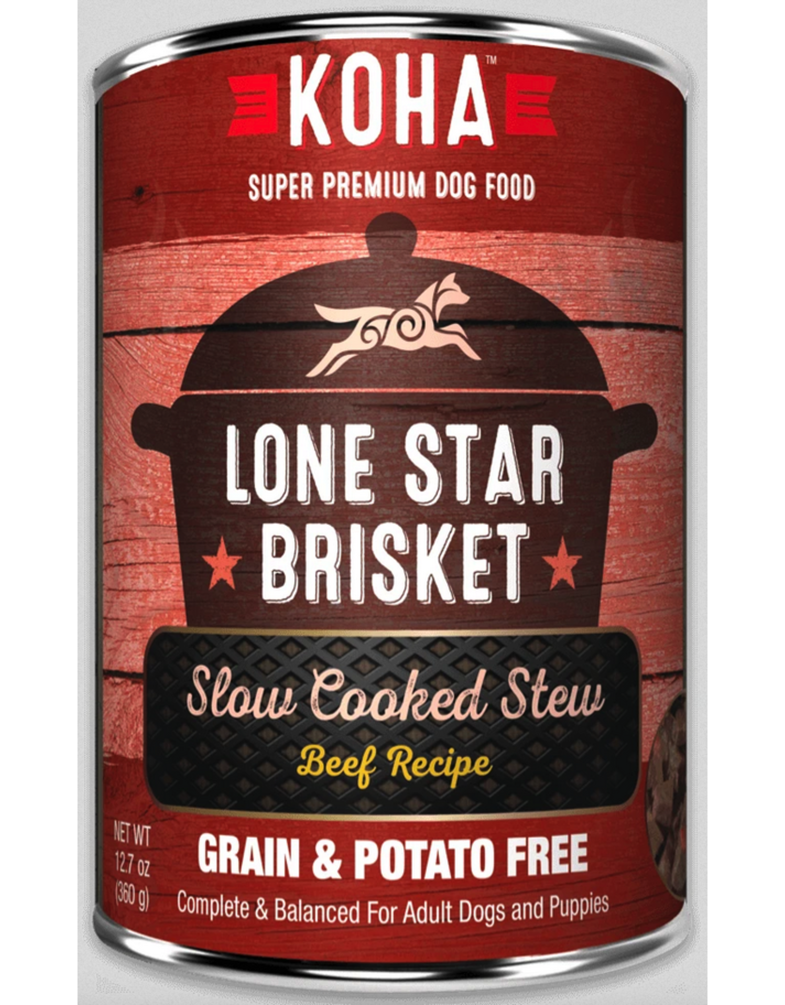 Koha Pet Koha Dog Lone Star Brisket 12.7oz