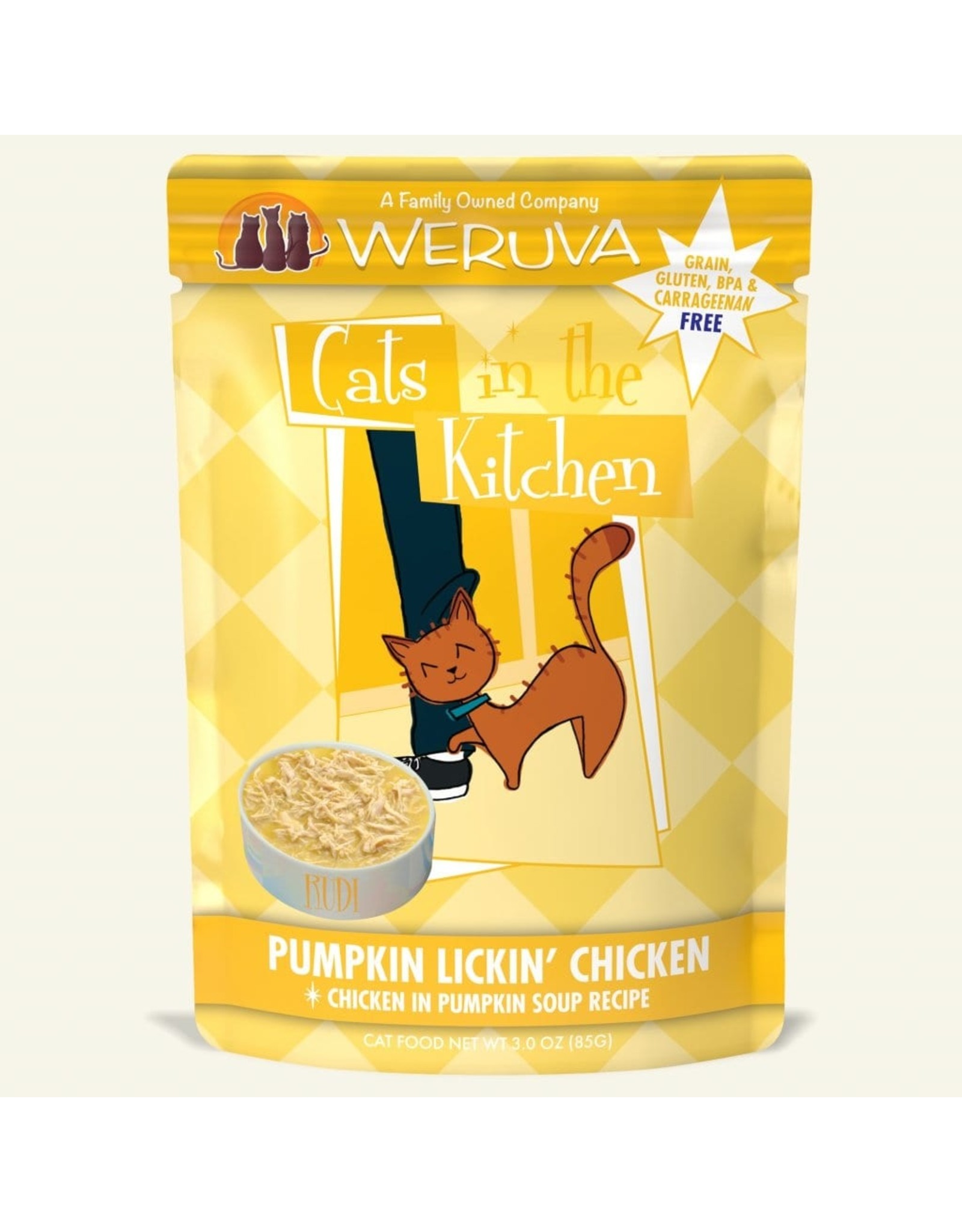 Weruva Weruva Cats in the Kitchen Pouch Pumpkin Lickin Chicken 3oz