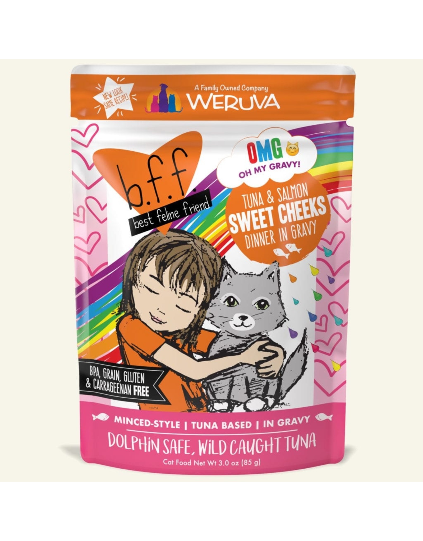 Weruva Weruva BFF Pouch Tuna and Salmon Sweet Cheeks 3oz