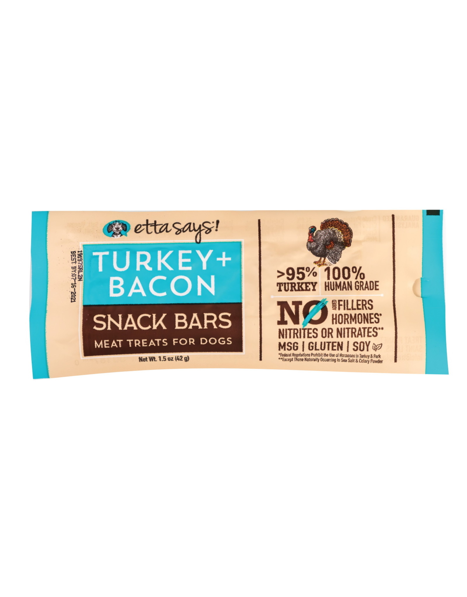 Treat Planet Etta Says Turkey and Bacon Snack Bar