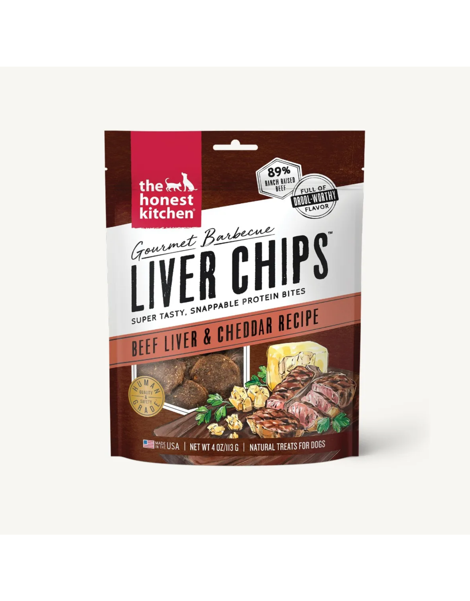 The Honest Kitchen The Honest Kitchen BBQ Liver Chips 4oz