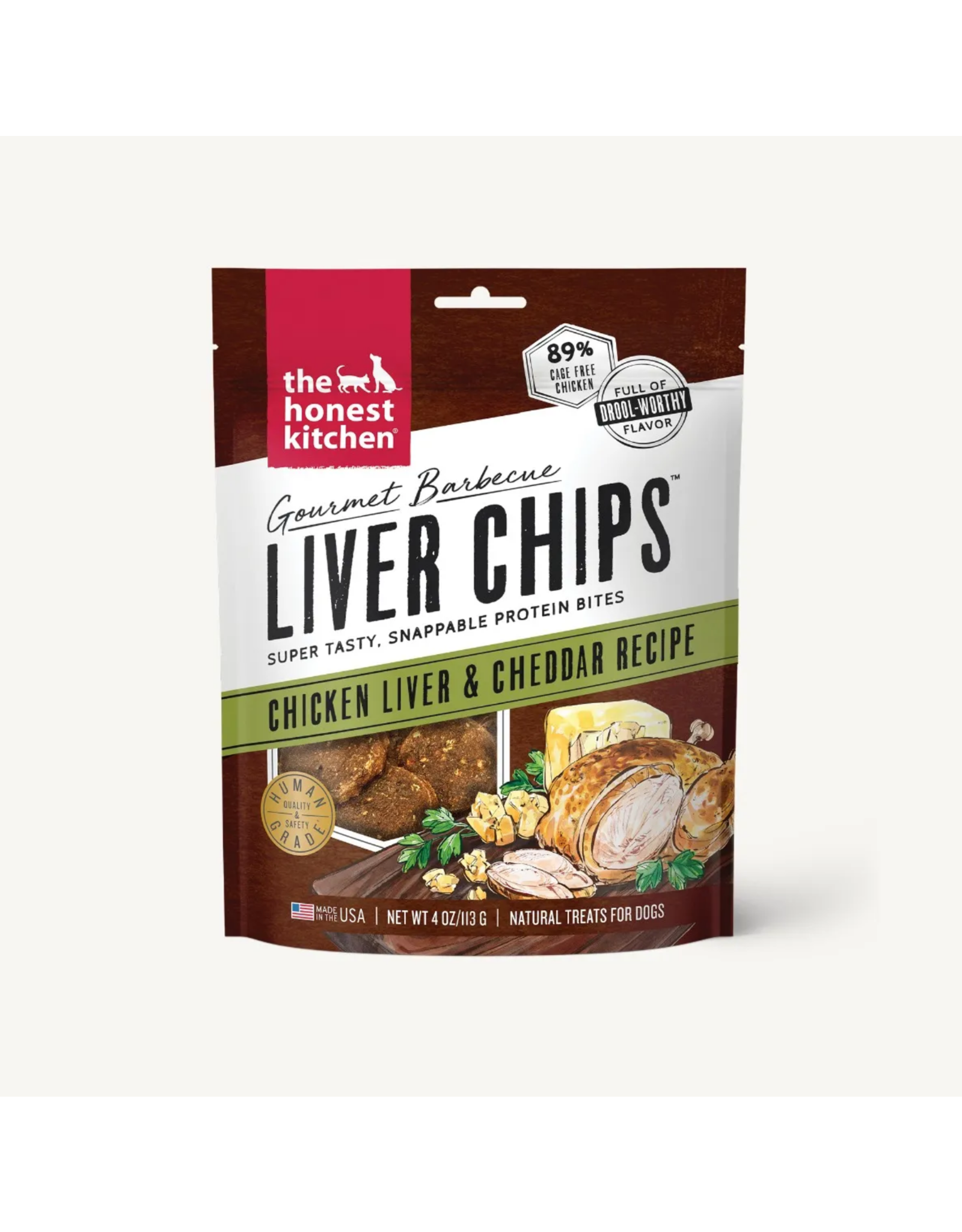 The Honest Kitchen The Honest Kitchen BBQ Liver Chips 4oz