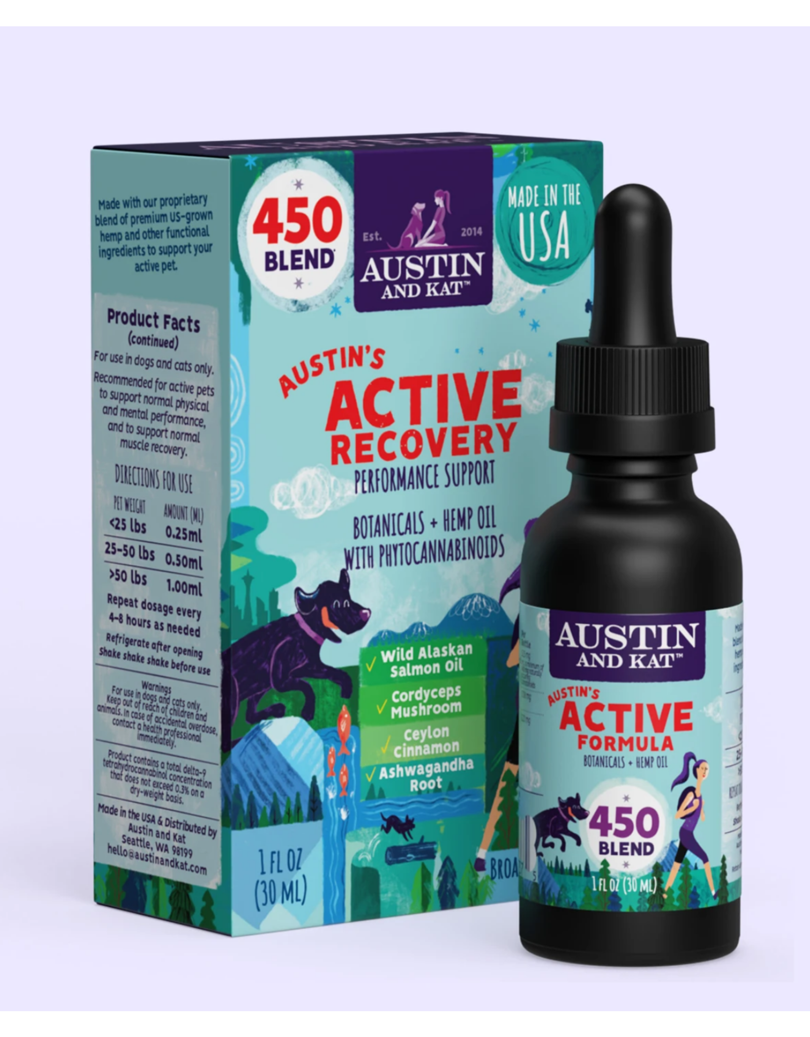 Austin and Kat Austin and Kat Active Formula Oil 450 Blend 1oz