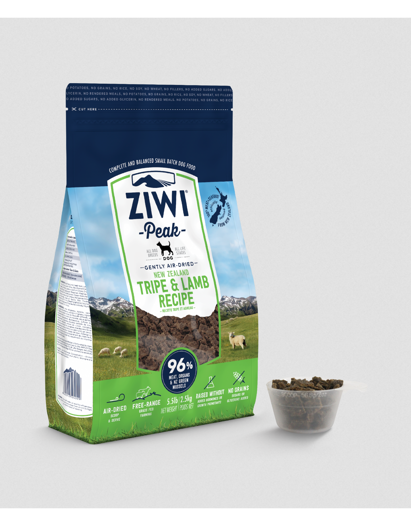 Ziwi Ziwi Dog Air Dried Tripe and Lamb Recipe