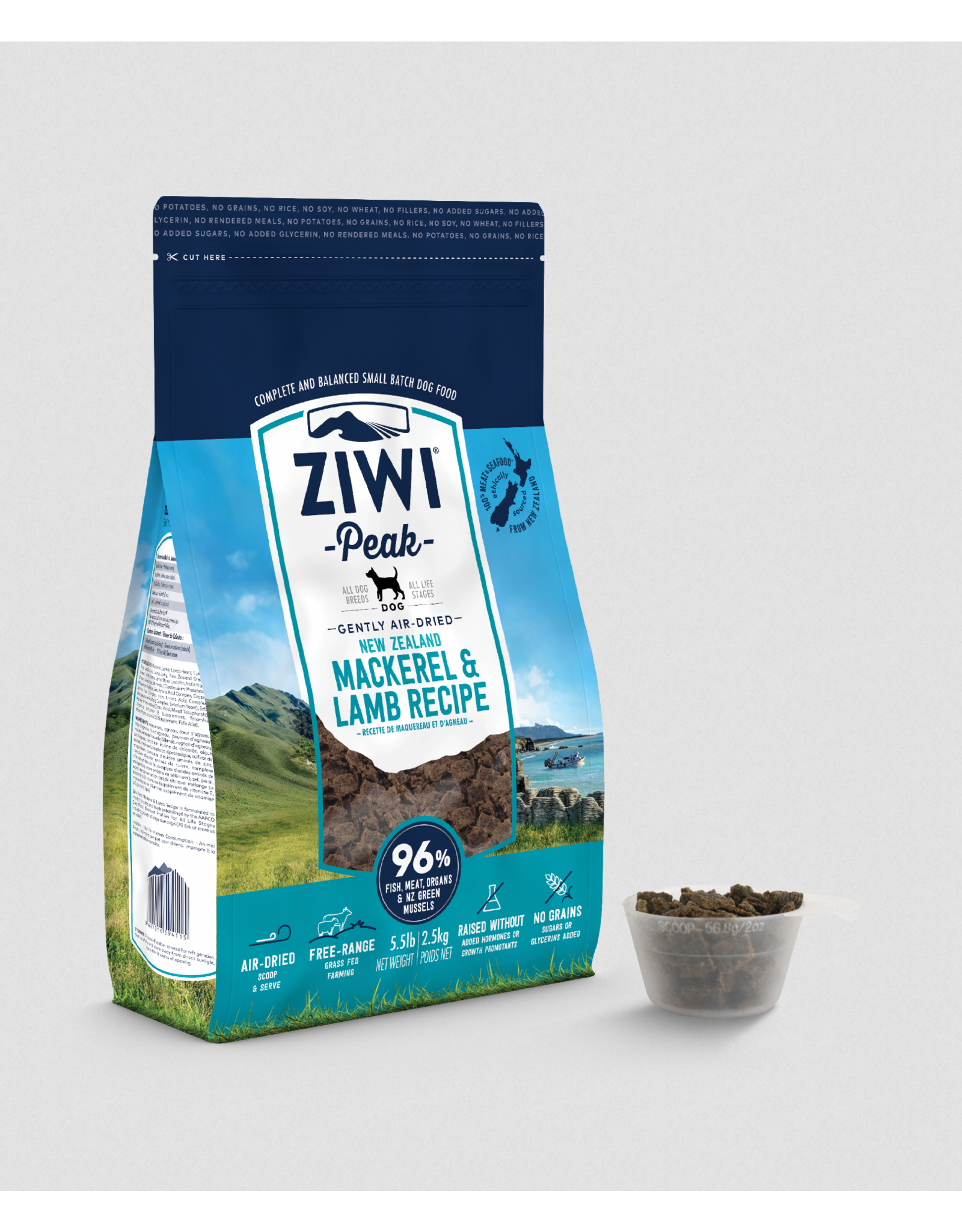 Ziwi Ziwi Dog Air Dried Mackerel and Lamb Recipe