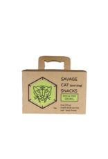 Savage Cat Savage Cat Split Quail 6oz 4ct