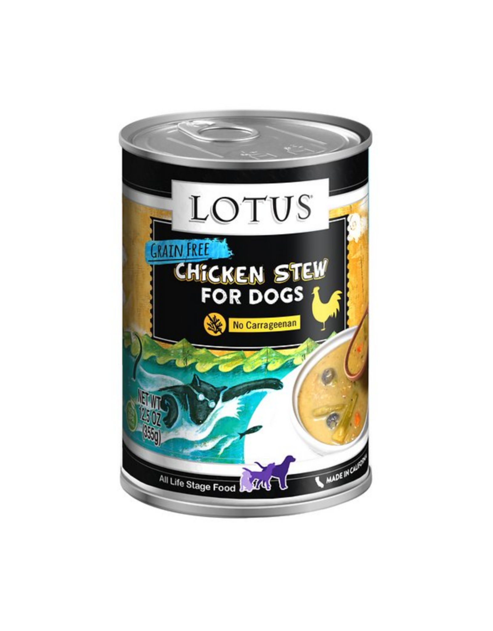 Lotus Pet Food Lotus Dog Chicken Stew 12.5oz