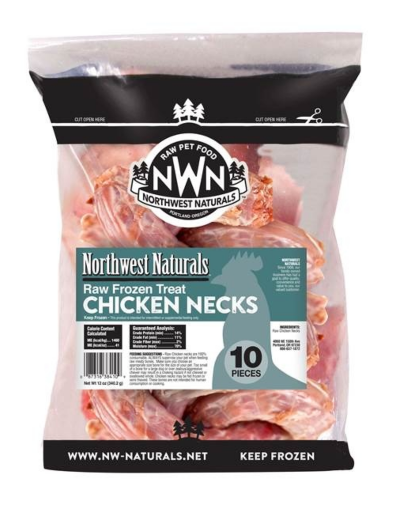 Northwest Naturals Northwest Naturals Raw Chicken Necks 10ct