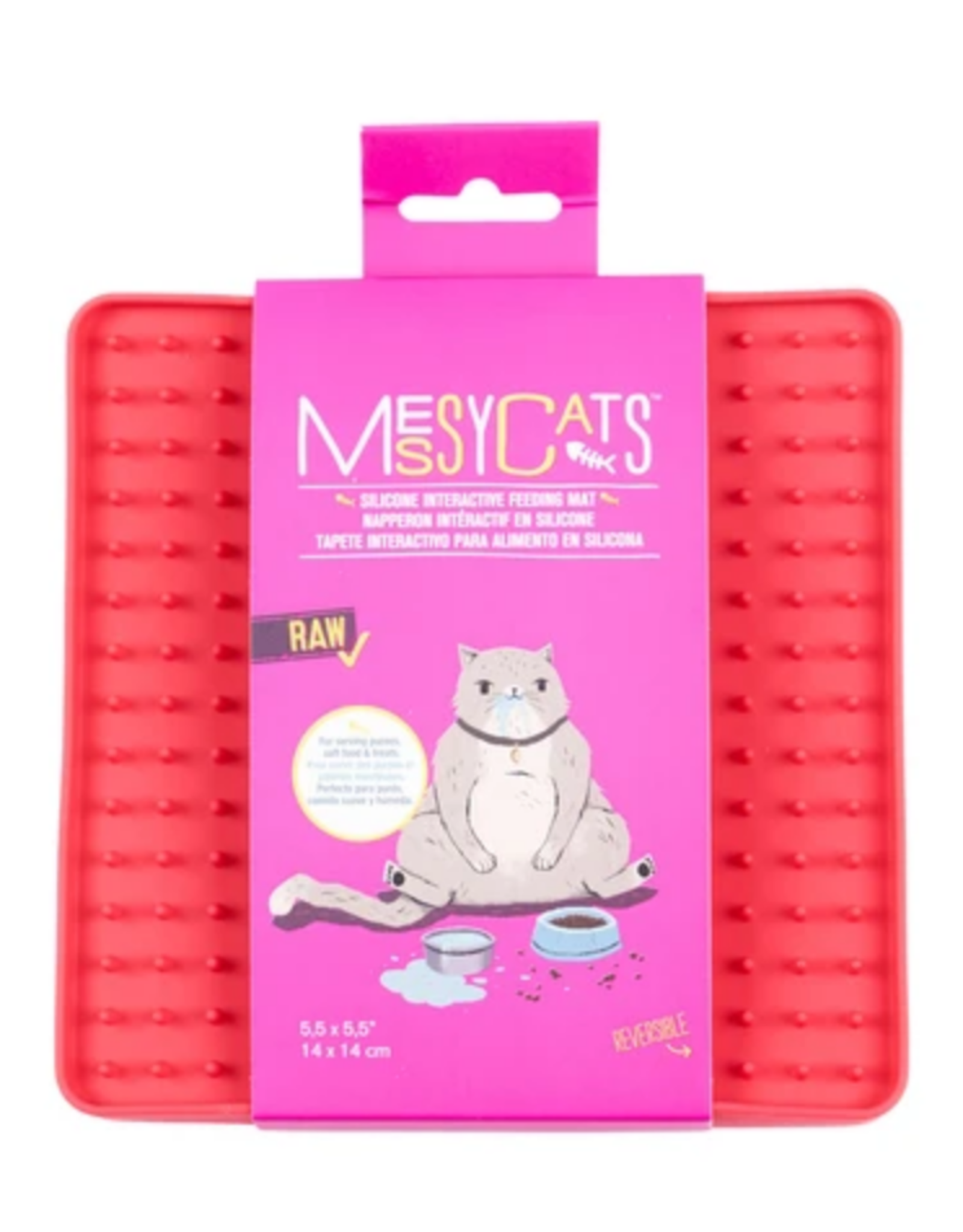 Messy Mutts Messy Cats Silicone Interactive Feeding Mat