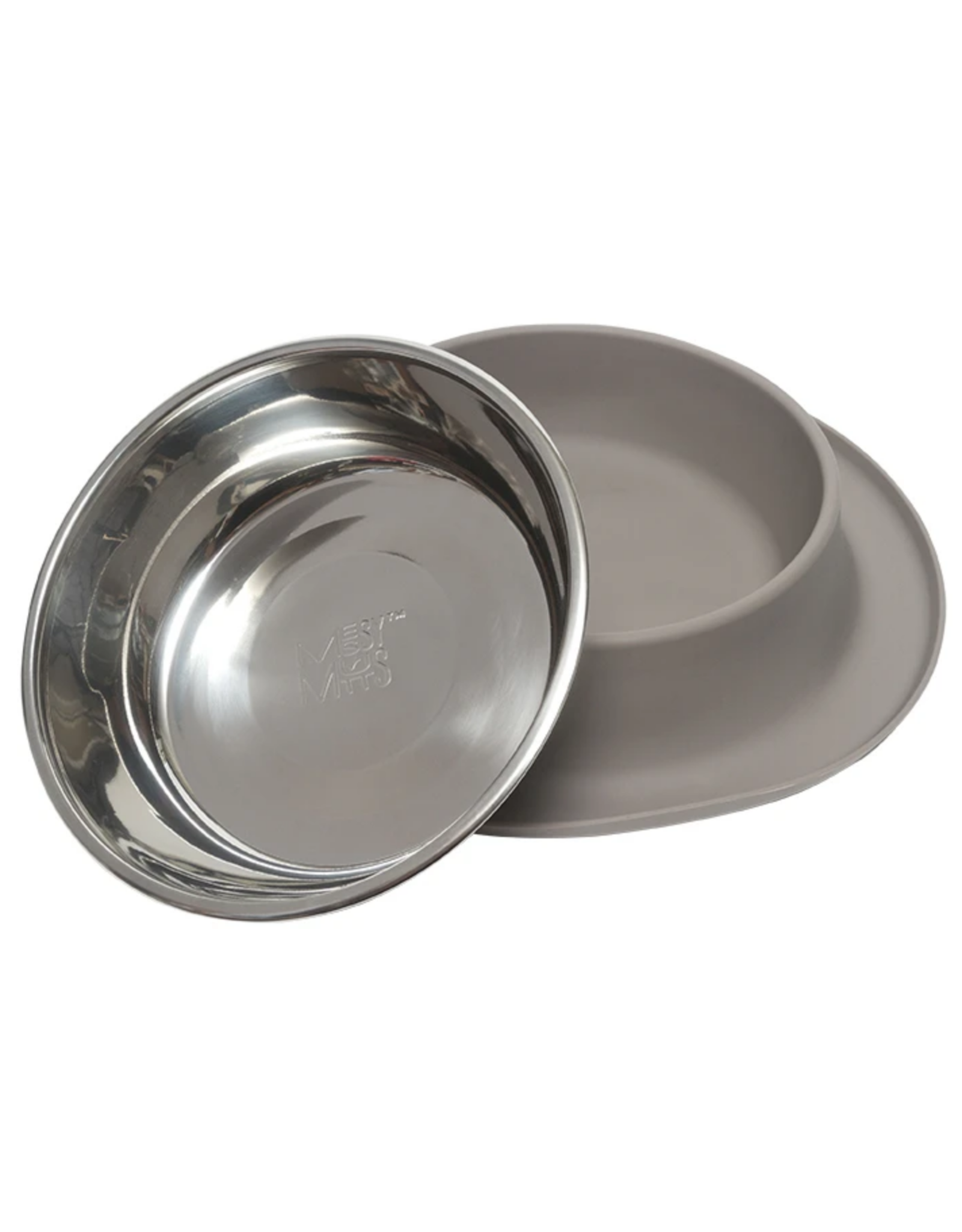 Messy Mutts Messy Mutts Single Silicone Feeder with Stainless Steel Bowl