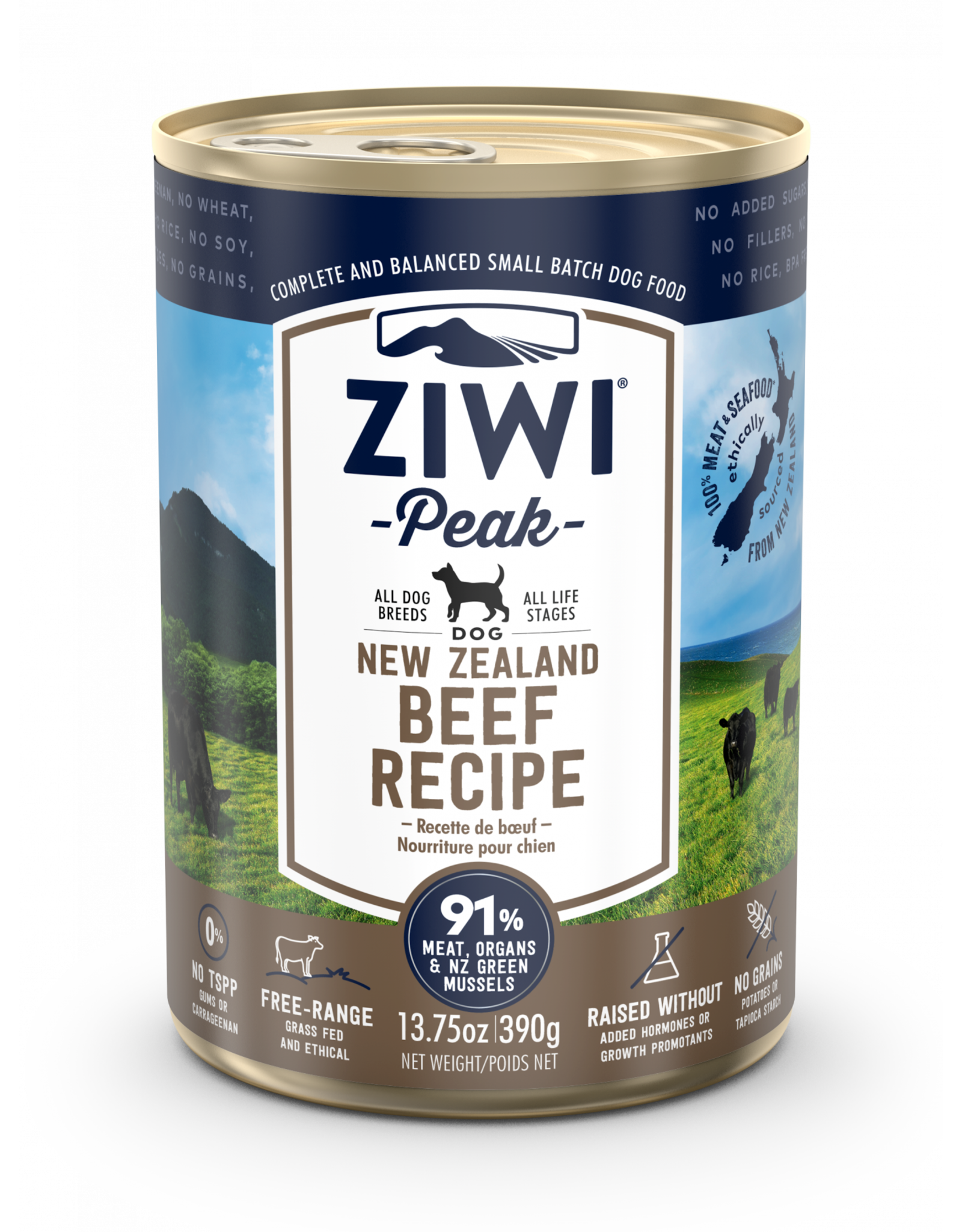 Ziwi Peak Ziwi Dog Beef Recipe 13.75oz