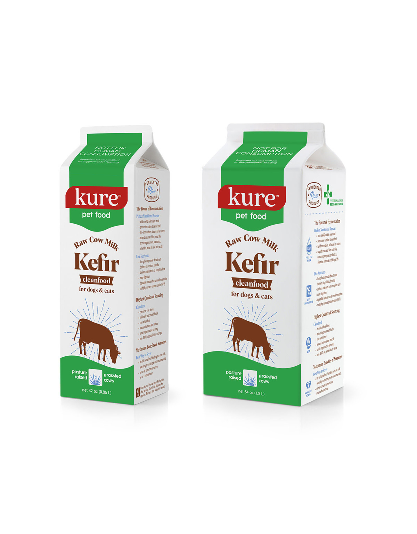Kure Pet Food Raw Cow Milk Kefir Whidbey Natural Pet