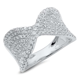 SHY CREATION INC 14K White Gold 0.99ct Diamond Lady's Ring