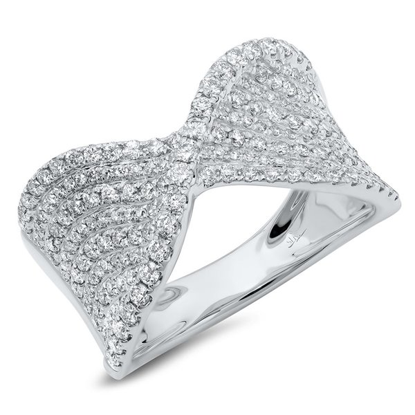 SHY CREATION INC 14K White Gold 0.99ct Diamond Lady's Ring