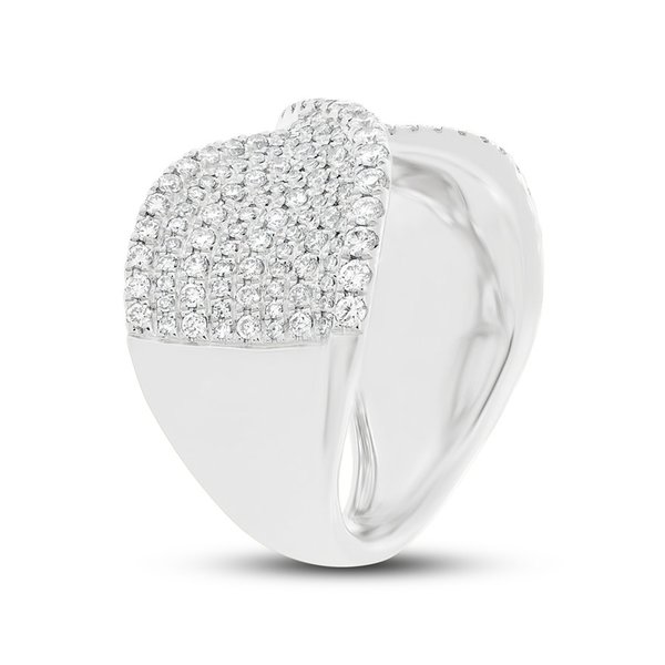 14K White Gold 0.99ct Diamond Lady's Ring