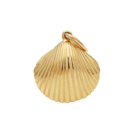 BERMUDA COLLECTION 18kt Yellow Gold Small Scallop Pendant