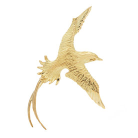 BERMUDA COLLECTION 18K Yellow Gold Small Size Longtail Pin/ Pendant