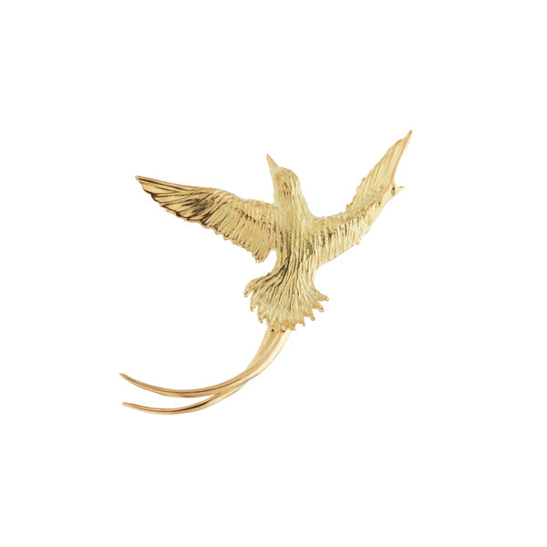 BERMUDA COLLECTION 18K Yellow Gold Small Size Longtail Pin/ Pendant