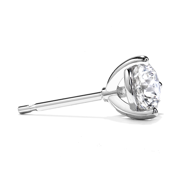 HEARTS ON FIRE LLC 1,07ct Hearts On Fire 18kt White Gold Three Prong Stud Earrings
