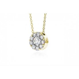 HEARTS ON FIRE LLC .25ct Hearts On Fire 18kt Yellow Gold Fulfillment Diamond Pendant