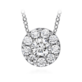 HEARTS ON FIRE LLC 18K White Gold Fulfillment .68ct Diamond Pendant