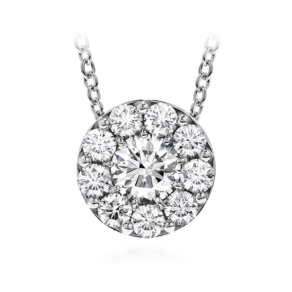 HEARTS ON FIRE LLC 18K White Gold Fulfillment .68ct Diamond Pendant