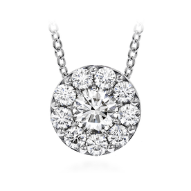 HEARTS ON FIRE LLC 18K White Gold Fulfilment .99ct Diamond Pendant