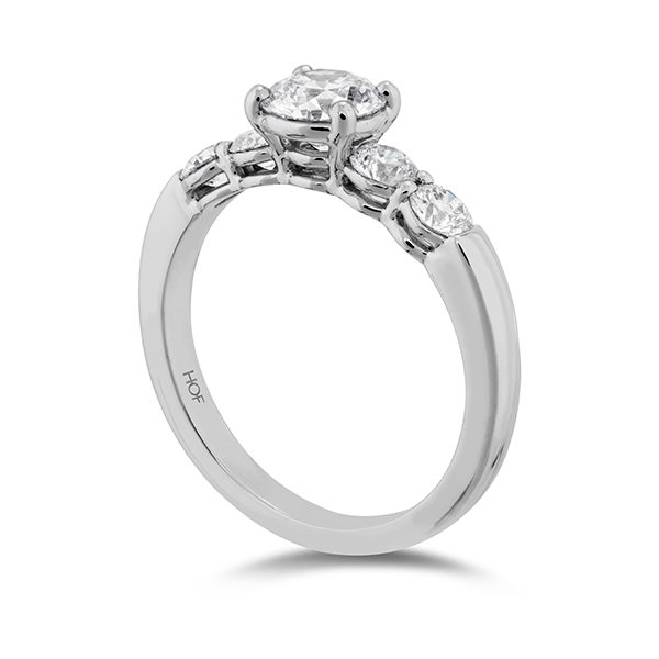 18kw Multiplicity Love 5 Stone .59ct Diamond Ring