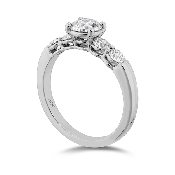 HEARTS ON FIRE LLC 18kw Multiplicity Love 5 Stone .59ct Diamond Ring