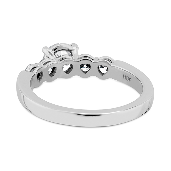 HEARTS ON FIRE LLC 18kw Multiplicity Love 5 Stone .59ct Diamond Ring