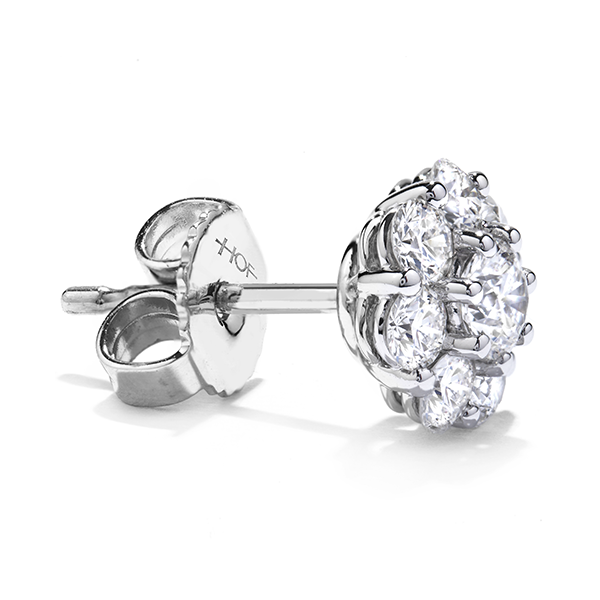 HEARTS ON FIRE LLC .43ct Hearts On Fire 18kt White Gold Beloved Stud Earrings