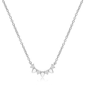 HEARTS ON FIRE LLC .11ct Hearts On Fire 18kt White Gold Aerial Solar Eclipse Diamond Necklace