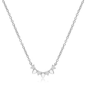 HEARTS ON FIRE LLC .11ct Hearts On Fire 18kt White Gold Aerial Solar Eclipse Diamond Necklace