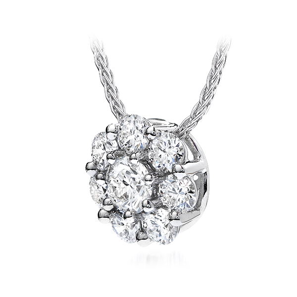 HEARTS ON FIRE LLC .54ct Hearts On Fire 18kt White Gold Beloved Diamond Pendant