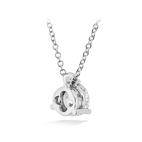 HEARTS ON FIRE LLC .51ct Hearts On Fire 18kt White Gold Classic Three Prong Solitaire Diamond Pendant