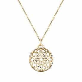 Birks Muse ® 18kt Yellow Gold Medallion Pendant