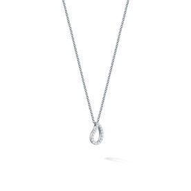 Birks Pétale ® Small Diamond and 18kt White Gold Pendant