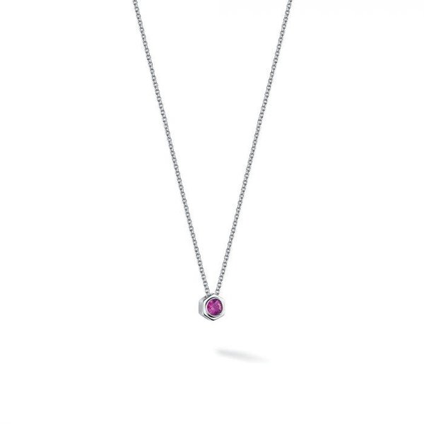 Birks Bee Chic ® Ruby and Silver Pendant