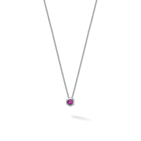 Birks Bee Chic ® Ruby and Silver Pendant