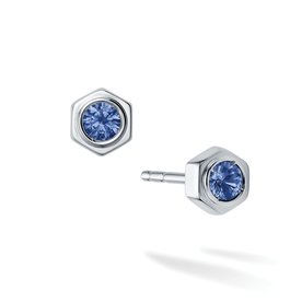 Birks Bee Chic ® Sapphire and Silver Stud Earrings